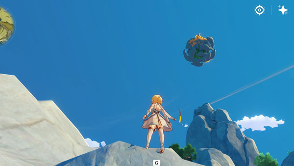 原神庆云顶的浮岛怎么去