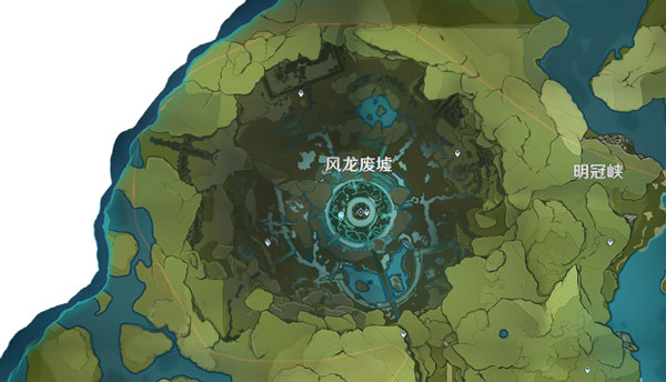 原神地图左上角怎么过去