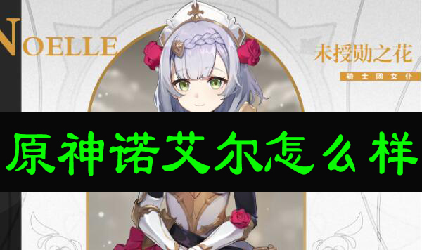 原神诺艾尔怎么样