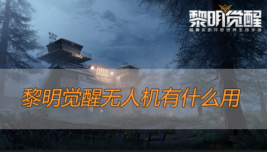 黎明觉醒无人机有什么用