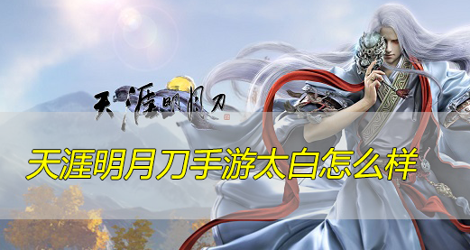 天涯明月刀手游太白怎么样