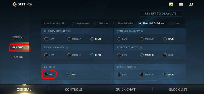 英雄联盟手游帧率怎么设置