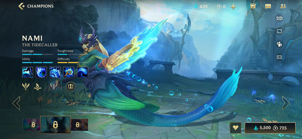 英雄联盟手游娜美技能介绍