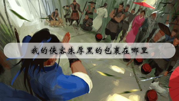 我的侠客朱厚黑的包裹在哪里