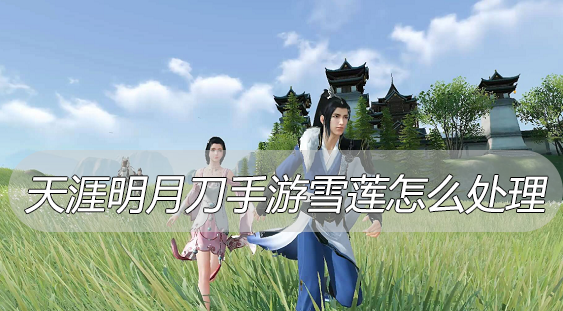天涯明月刀手游雪莲怎么处理