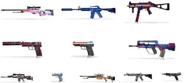 csgo狂牙大行动皮肤有哪些