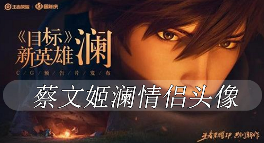 蔡文姬澜情侣头像