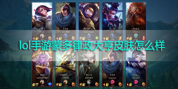 lol手游蒙多律政大亨皮肤怎么样