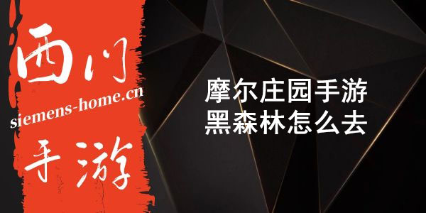 摩尔庄园手游黑森林怎么去