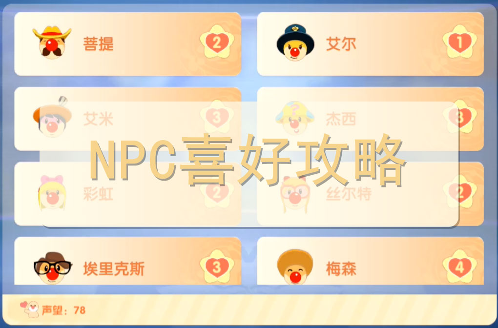 摩尔庄园手游NPC喜好攻略