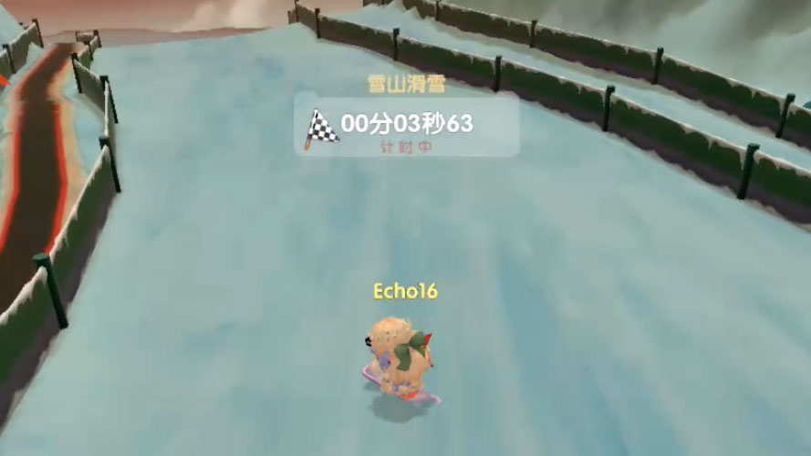 摩尔庄园手游滑雪竞速在哪里