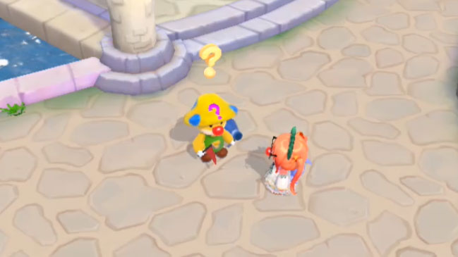 摩尔庄园杰西为什么一直有问号