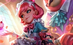 白丝女仆咖啡店开业!《英雄联盟》“甜心咖啡”皮肤预览