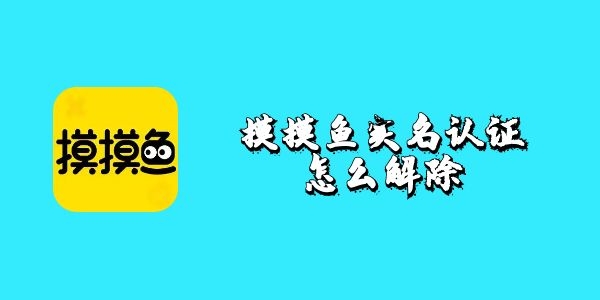 摸摸鱼实名认证怎么解除