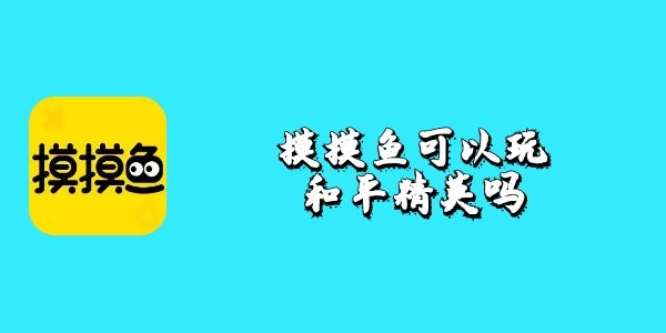 摸摸鱼可以玩和平精英吗