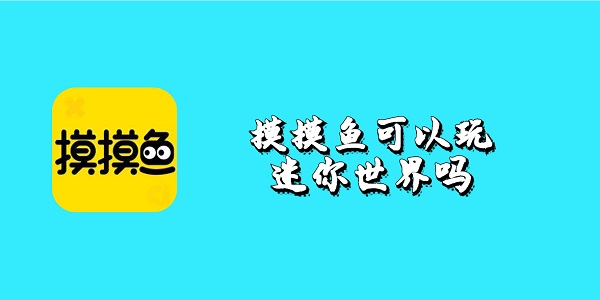 摸摸鱼可以玩迷你世界吗