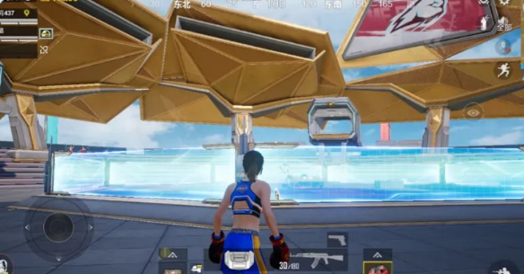 和平精英天空赛场八角笼怎么玩