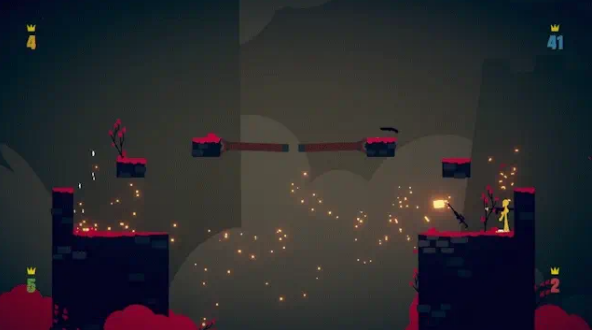 火柴人大乱斗怎么扔武器