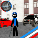 美国人火柴人警察英雄