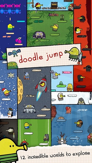 涂鸦跳跃(Doodle Jump)截图