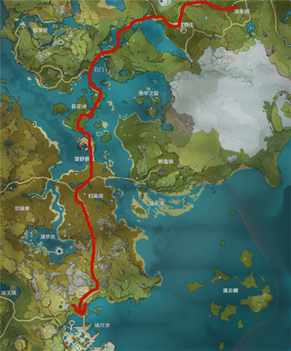 原神怎么去璃月港