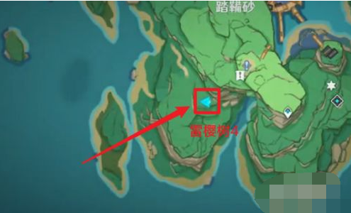 原神五颗雷樱树在哪里