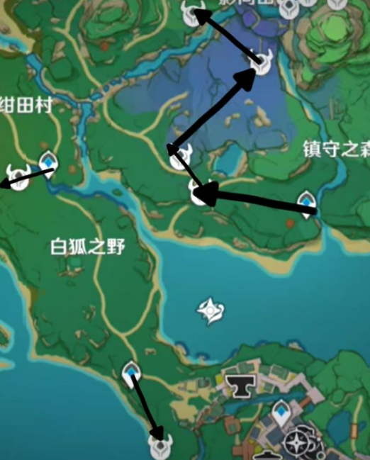 原神鬼兜虫采集路线