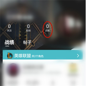 英雄联盟手游看别人主页有记录吗
