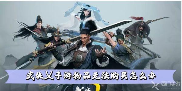 武侠乂手游物品无法购买怎么办