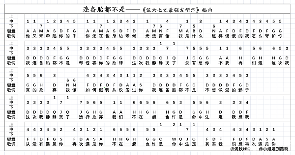 原神连备胎都不是琴谱