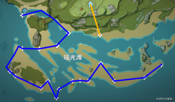 原神星螺采集路线