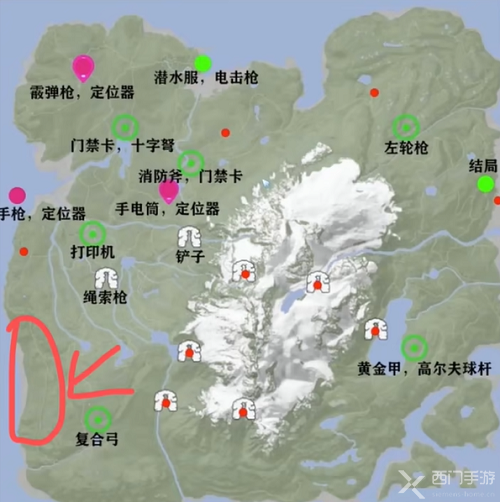 森林之子正式版5个蓝图位置