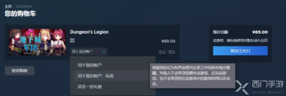 Steam私密游戏功能介绍