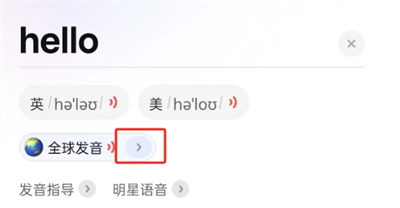 网易有道词典全球发音截图