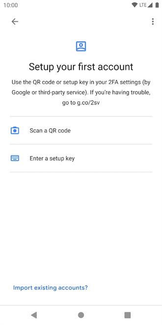 google authenticator