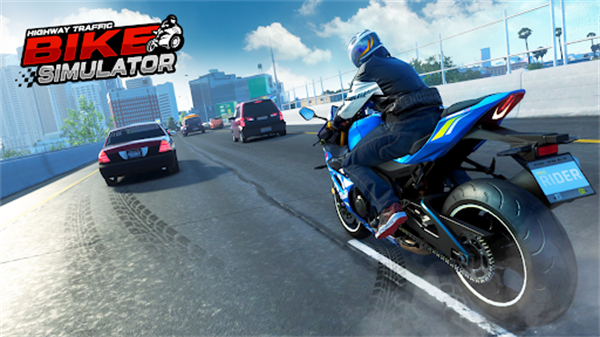 Highway Traffic Bike Simulator