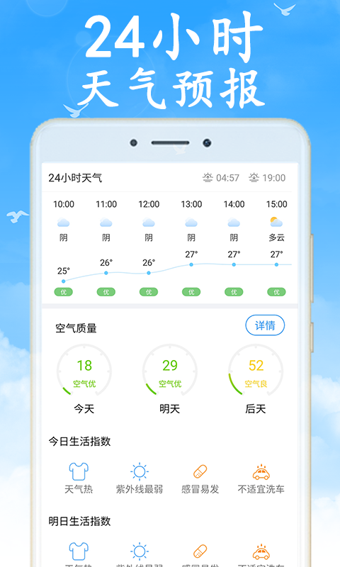 全国实时天气预报